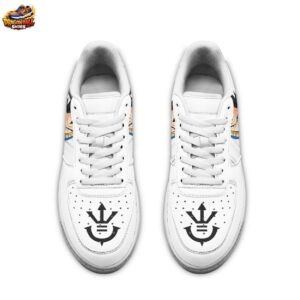 Vegeta Low-Top Leather Sneakers Dragon Ball Streetwear Custom Anime Sneakers 1