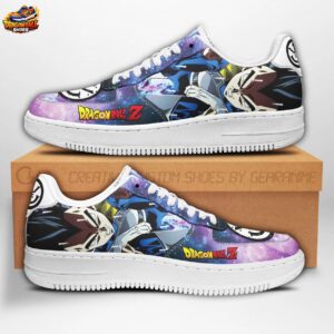 Galaxy Blue Purple Battle Vegeta Low-Top Leather Dragon Ball Z Vegeta Shoes