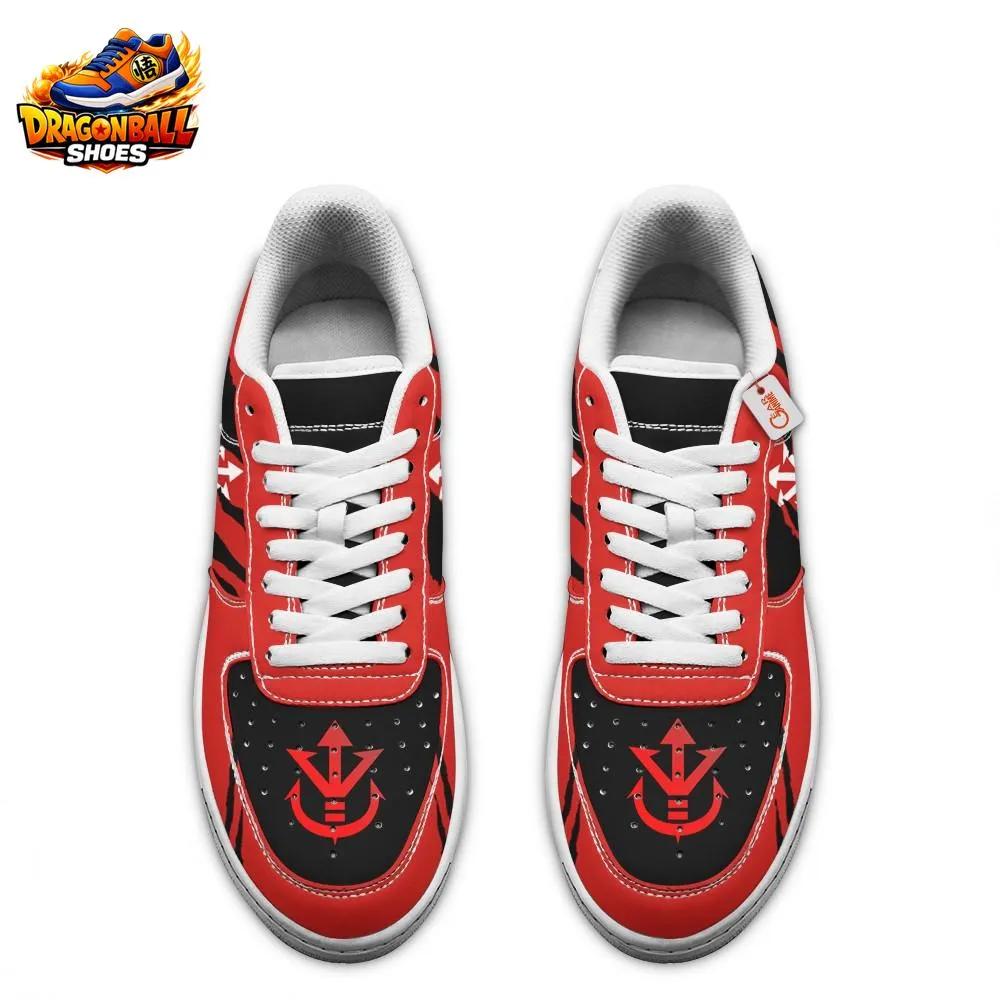 Red Black Vegeta Crest Low-Top Leather Dragon Ball Z Vegeta Shoes Red Black Vegeta Crest Low-Top Leather Dragon Ball Z Vegeta Shoes