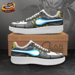 Gray Olive Energy Slash Low-Top Leather Dragon Ball Z Vegeta Shoes