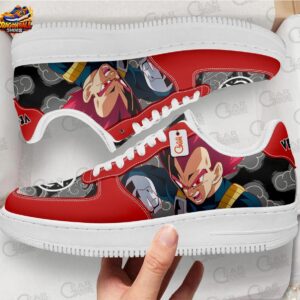 Vegeta Low-Top Leather Sneakers Dragon Ball Unique Anime Gift For Fans 1