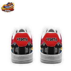 Vegeta Low-Top Leather Sneakers Dragon Ball Unique Anime Gift For Fans 3