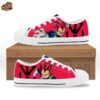 Blue Gold Manga Vegeta High-Top Leather Dragon Ball Z Vegeta Shoes