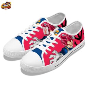 Vegeta Low Top Shoes Dragon Ball Custom Streetwear Sneakers 1
