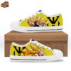 Blue Gold Super Saiyan Blue Low Top Dragon Ball Z Vegeta Shoes