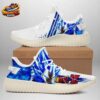 White Blue Energy Vegeta Mesh Runners Dragon Ball Z Shoes