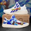 White Blue Aura Mesh Runners Dragon Ball Z Vegeta Shoes