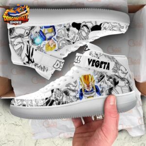 Vegeta Mid-Top Street Dragon Ball Exclusive Streetwear Sneakers 3