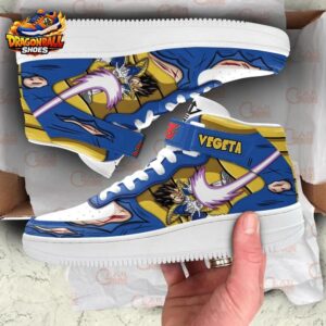 Vegeta Mid-Top Street Dragon Ball Legendary Custom Anime Sneakers 3