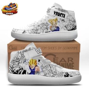 Vegeta Mid-Top Street Dragon Ball Premium Otaku Fashion Shoes