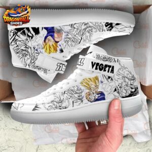 Vegeta Mid-Top Street Dragon Ball Premium Otaku Fashion Shoes 3
