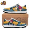 Blue Yellow Super Saiyan Vegeta Padded Skate Dragon Ball Z Shoes