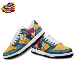 Vegeta Padded Skate Dragon Ball Epic Anime Shoes For Fans 1