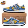 Vegeta Ultra Ego Purple Padded Skate Shoes Gold Lightning Art