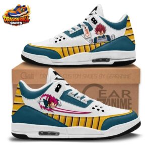 Vegeta Retro Court V3 Dragon Ball Epic Collector Anime Sneakers