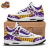 Vegeta Super Saiyan Blue Retro Court V3 Shoes Gold Armor Art