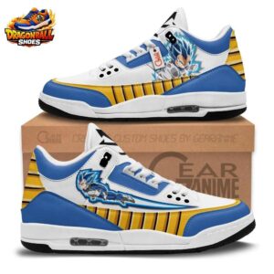 Vegeta Retro Court V3 Dragon Ball Stylish Custom Anime Sneakers