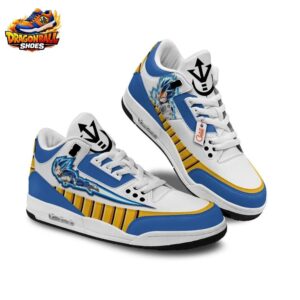 Vegeta Retro Court V3 Dragon Ball Stylish Custom Anime Sneakers 2