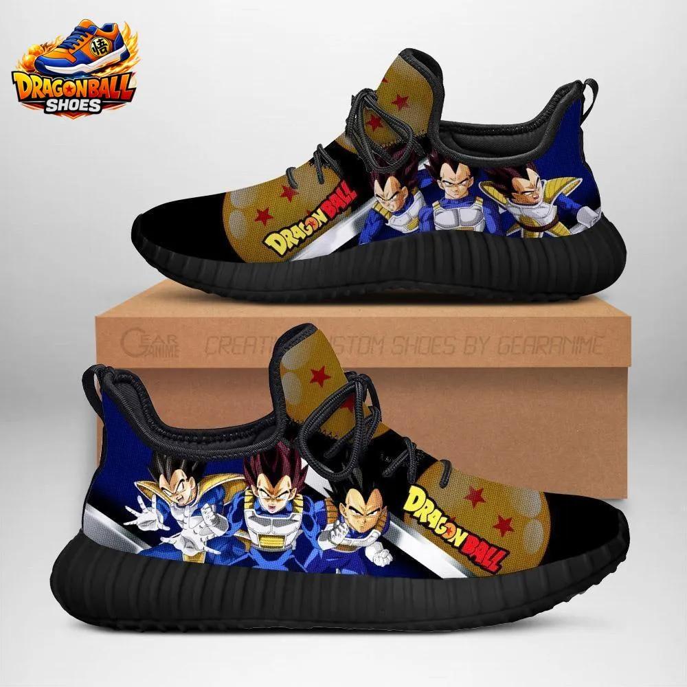 Black Gold Dragon Ball Vegeta Reze Sneakers Dragon Ball Z Shoes Black Gold Dragon Ball Vegeta Reze Sneakers Dragon Ball Z Shoes
