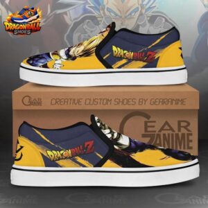 Vegeta Slip-On Canvas Dragon Ball Custom Anime Shoes For Fans 1
