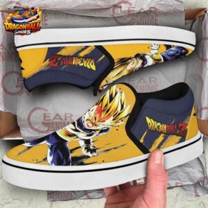 Vegeta Slip-On Canvas Dragon Ball Custom Anime Shoes For Fans 2