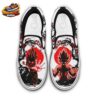 White Black Manga Vegeta Slip-On Canvas Dragon Ball Z Shoes White Black Manga Vegeta Slip-On Canvas Dragon Ball Z Shoes