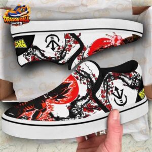 Vegeta Slip-On Canvas Dragon Ball Stylish Collector Anime Sneakers 1