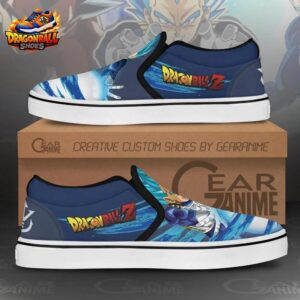 Vegeta Slip-On Canvas Dragon Ball Unique Otaku Fashion Shoes 1