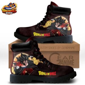Black Red Battle Art Combat Boots Dragon Ball Z Vegito Shoes