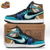 Aqua Black Dual Form Vegito High Tops Canvas Shoes | Dragon Ball