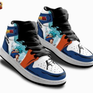 Vegito High-Top Leather Sneakers Dragon Ball Streetwear Streetwear Sneakers 2