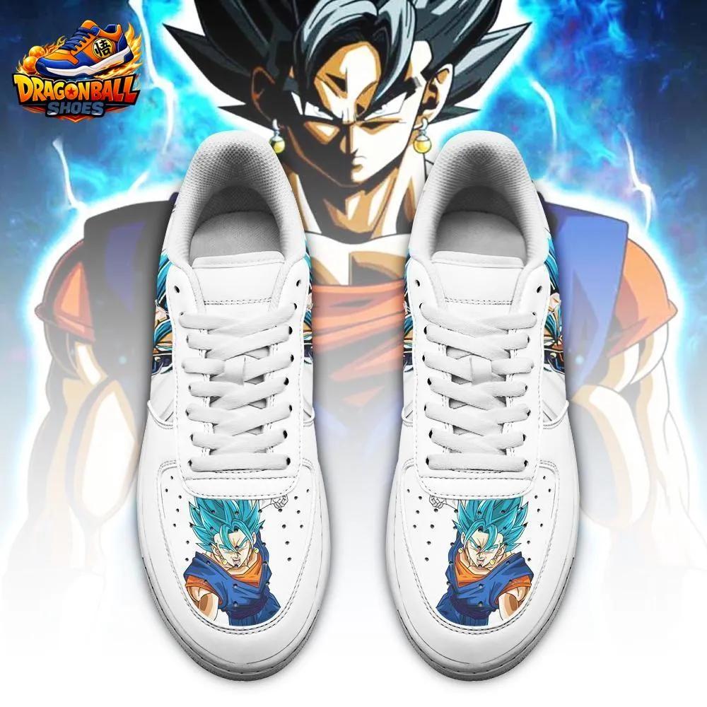 White Blue Vegito Super Saiyan Blue Low-Top Leather Dragon Ball Shoes White Blue Vegito Super Saiyan Blue Low-Top Leather Dragon Ball Shoes