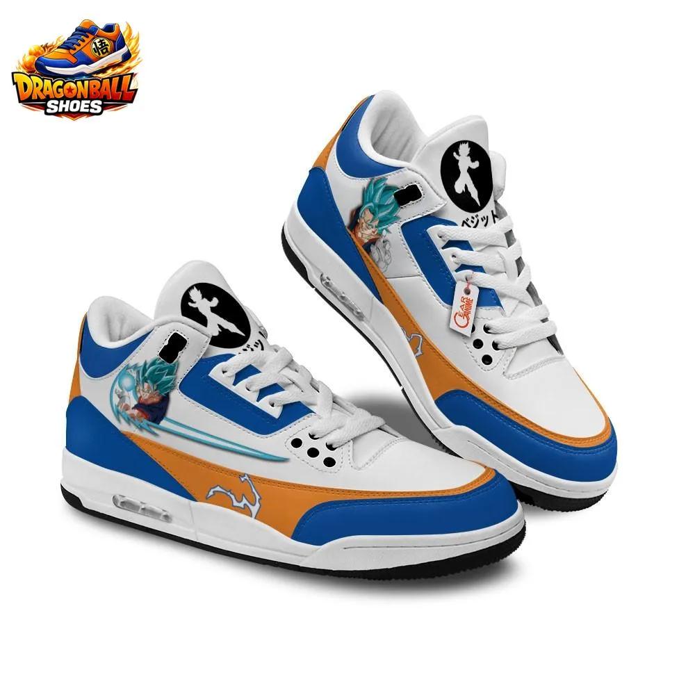 Vegito Super Saiyan Blue Retro Court V3 Dragon Ball Shoes Vegito Super Saiyan Blue Retro Court V3 Dragon Ball Shoes