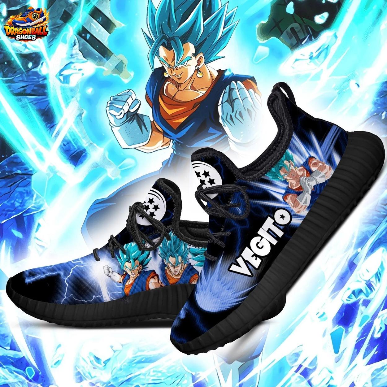Vegito Super Saiyan Blue Reze Sneakers Dragon Ball Shoes Vegito Super Saiyan Blue Reze Sneakers Dragon Ball Shoes
