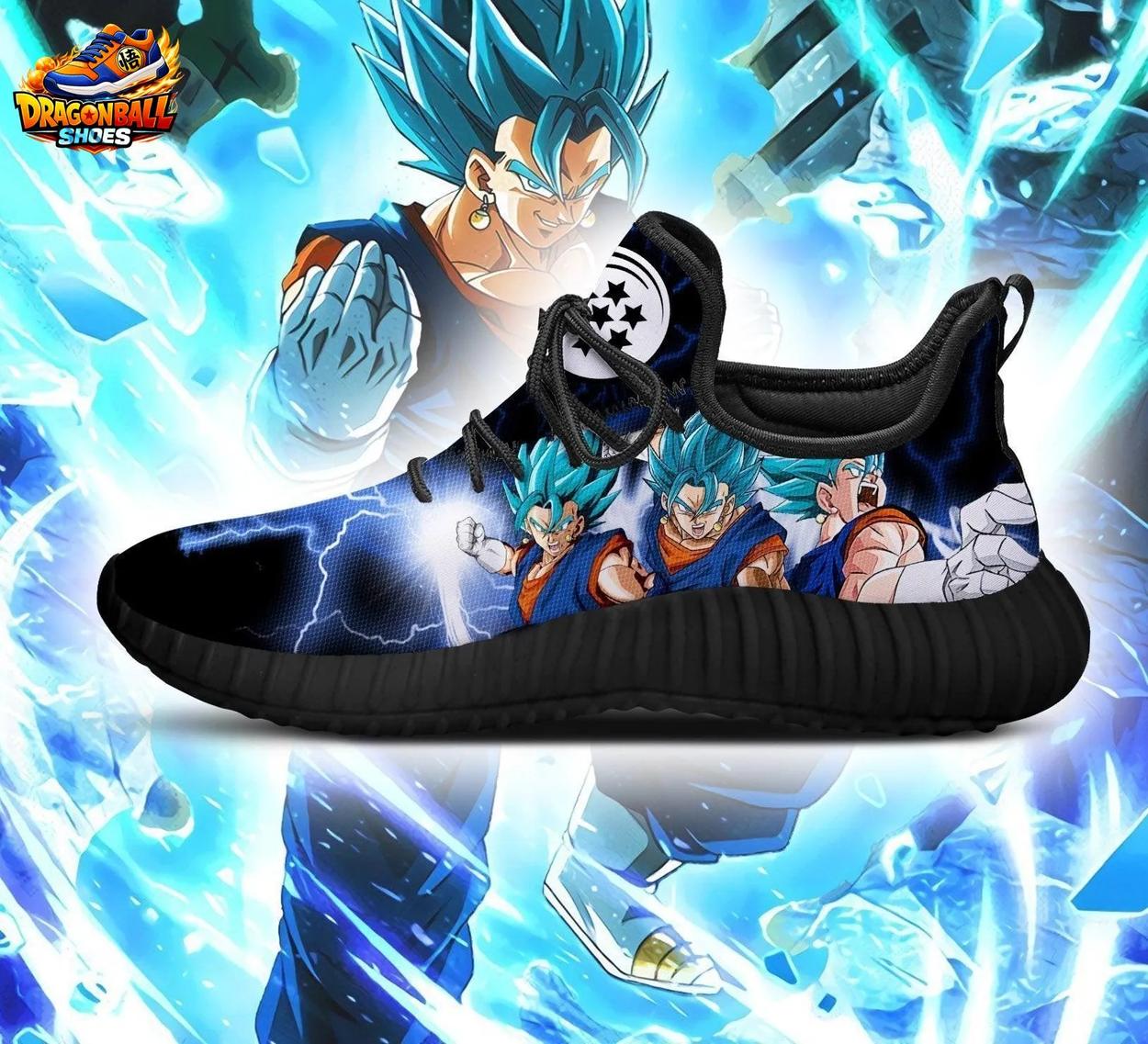 Vegito Super Saiyan Blue Reze Sneakers Dragon Ball Shoes Vegito Super Saiyan Blue Reze Sneakers Dragon Ball Shoes