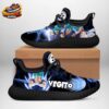 Vegito Red Black Slip-On Canvas Shoes with Anime Artwork