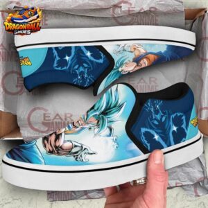 Vegito Slip-On Canvas Dragon Ball Limited Custom Anime Sneakers 2
