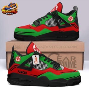 Yamcha Retro V4 Dragon Ball Shoes – Red Green Custom Anime Sneakers