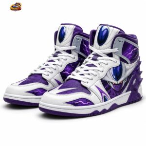 Final Form Cooler Purple Lightning High-Top Sneakers – White Dragon Ball Z Shoes