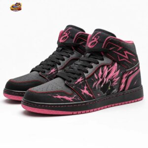 Goku Black Super Saiyan Rosé Shadow High-Top Sneakers – Black Pink Dragon Ball Shoes