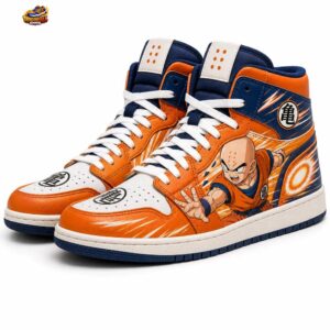 Krillin Destructo Disc High-Top Sneakers – Orange White Dragon Ball Shoes